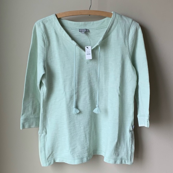 Talbots Sweaters - New T by Talbots V neck tassel front sweater